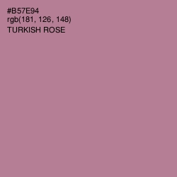 #B57E94 - Turkish Rose Color Image